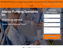 Tablet Screenshot of plumbingserviceberlin.com